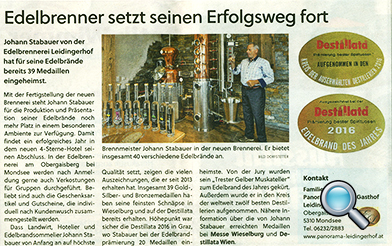 Edelbrenner setzt seinen Erfolgsweg fort